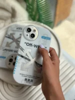 قاب Off-White لنز رینگی سفید (کدC1320) - Image 3