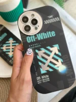 قاب Off-White لنز رینگی مشکی (کدC1321) - Image 4