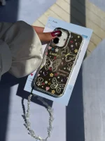 قاب نقاشی پروانه آینه ای با آویز آیفون (کدC2056) - تصویر 4