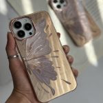 قاب موبایل آیفون پروانه ابریشمی