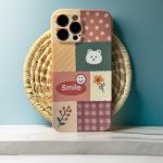 قاب موبایل آیفون شاخه گل ارغوانی محافظ لنزدار - تصویر 2