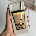 قاب موبایل آیفون قهوه موکا