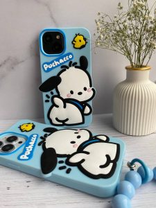 قاب موبایل آیفون سیلیکونی اسنوپی + بندست - تصویر 3