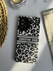 قاب موبایل سامسونگ کریستین دیورپاریس دوربین قلبی محافظ لنز سیاه و سفید - تصویر 3