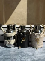 بطری آب استیل شنل سری Thermos Cup با بند/کیف دوشی (کدa0271) - تصویر 4