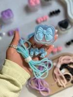 محافظ آداپتور 20 وات آیفون قلب و پاپیون رنگی (4تکه) (کدa0176) - تصویر 2