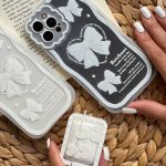 قاب موبایل آیفون پاپیون جمله مثبت انگلیسی سفید محافظ لنزدار - تصویر 3