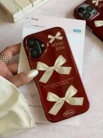 قاب چری white bow آیفون (کدC2095)