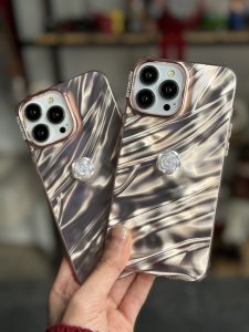 قاب موبایل آیفون موج ساحل رزگلد - تصویر 3