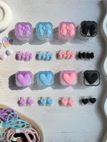 محافظ آداپتور 20 وات آیفون قلب و پاپیون رنگی (4تکه) (کدa0176)