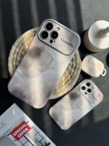 قاب موبایل آیفون کاملیا نسکافه ای محافظ لنزدار - تصویر 3