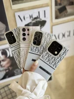 قاب White Christian Dior دور لنز نگین سامسونگ و شیائومی (کدC2076)