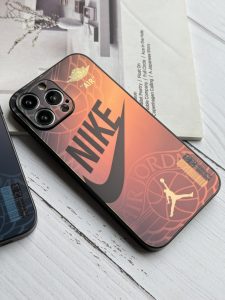 قاب موبایل آیفون نایک شبرنگ محافظ لنزدار - تصویر 3