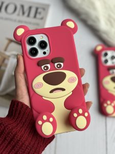 قاب موبایل آیفون یوگی سیلیکونی پا استندشو