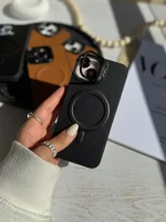 قاب مگ سیف چرمی لنز استند شو (کدC1867)