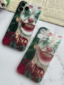 قاب موبایل آیفون نقاشی جوکر محافظ لنزدار - تصویر 3