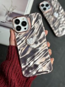 قاب موبایل آیفون موج ساحل رزگلد - تصویر 2