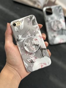 قاب موبایل آیفون گل نقاشی + پاپسوکت رایگان ( 1025 ) ( 1026 ) - تصویر 2