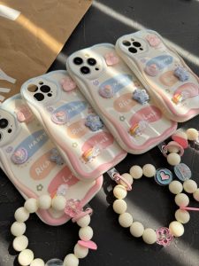 قاب موبایل آیفون خرگوش ستاره خوش شانس رنگ پاستیلی ( بدون بند ) - تصویر 3