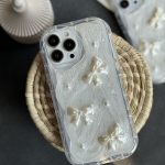 قاب موبایل آیفون پاپیون صدفی برجسته