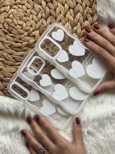 قاب موبایل شیائومی قلب یخی محافظ لنزدار - تصویر 2