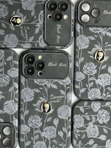 قاب موبایل آیفون گل رز دارک نایت - تصویر 2
