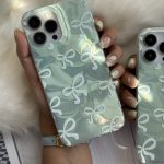 قاب موبایل پاپیون هلوگرامی سبز