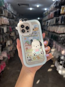 قاب موبایل آیفون سگ نگهبان پوچاکوی برجسته دوربین طرح دار - تصویر 3