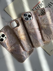 قاب موبایل آیفون پروانه ابریشمی - تصویر 2
