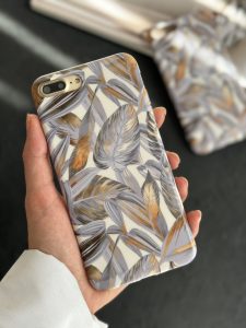 قاب موبایل آیفون برگ پاییزی ( 1057 )