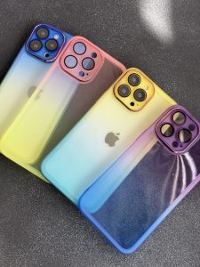 قاب موبایل آیفون یخ در بهشت دورنگ شفاف محافظ لنزدار ( 3008 ) - تصویر 2