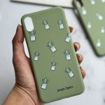 قاب موبایل آیفون کاکتوس سبز