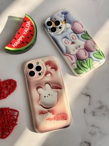 قاب موبایل آیفون شکار خرگوش سه بعدی محافظ لنزدار - تصویر 2