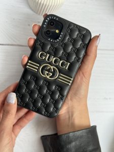 قاب موبایل سامسونگ گوچی بالشتی چرمی داغ