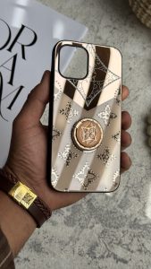 قاب موبایل آیفون لویی ویتون آینه و نگین حلقه - تصویر 2