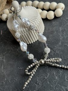 بند و آویز توپی نگین دار - تصویر 2