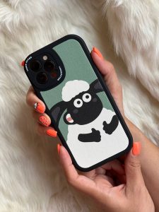 قاب موبایل آیفون گوسفند پشمالو ناقلا محافظ لنزدار