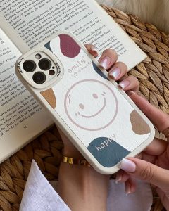 قاب موبایل آیفون بخند به زندگی محافظ لنزدار - تصویر 2