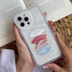 قاب موبایل آیفون بستنی اسکوپی میوه ای بی رنگ محافظ لنزدار