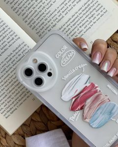 قاب موبایل آیفون بستنی اسکوپی میوه ای بی رنگ محافظ لنزدار - تصویر 2