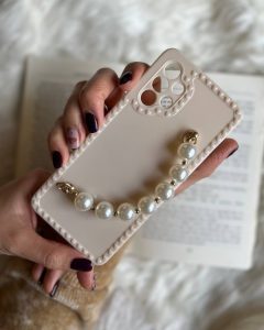 قاب موبایل سامسونگ مروارید صدفی محافظ لنزدار - تصویر 3