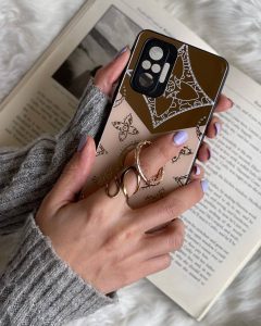 قاب موبایل سامسونگ لویی ویتون آینه و نگین حلقه - تصویر 3