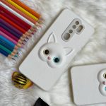 قاب موبایل آیفون گربه چشم تیله ای برجسته - تصویر 3