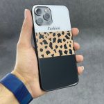 قاب موبایل شیائومی پلنگی پشت گلس بدون بند - تصویر 3