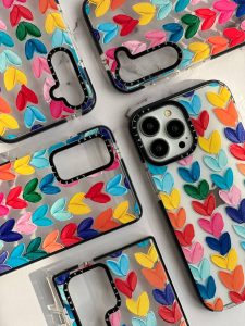 قاب موبایل آیفون پالت آبرنگی قلبی کستیفای - تصویر 3