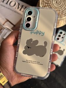 قاب موبایل ( آیفون - سامسونگ ) سگ نایس پاپی آیینه ای - تصویر 3