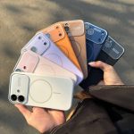 قاب موبایل آیفون سیلیکونی لنز مگسیف دار