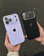 قاب موبایل آیفون سیلیکونی لنز مگسیف دار - تصویر 22