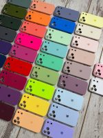 قاب موبایل آیفون سیلیکونی تک رنگ - تصویر 5