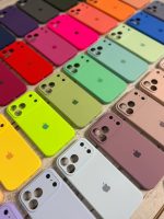 قاب موبایل آیفون سیلیکونی تک رنگ - تصویر 6